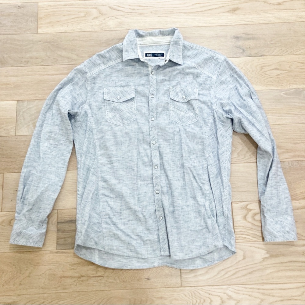 BKE Athletic Fit Light Blue Shirt